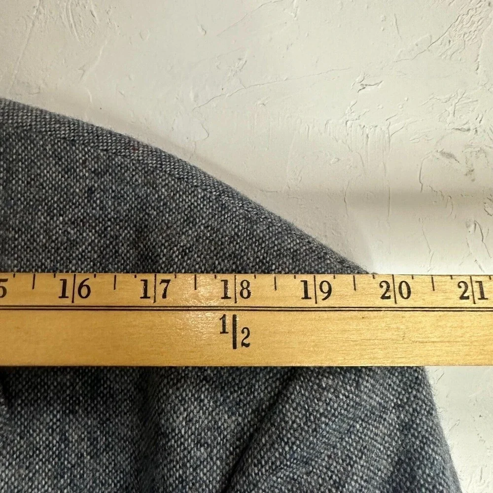 John Molloy Donegal Tweed Mens 42 R Wool Sport Coat Blazer Jacket Leather Button